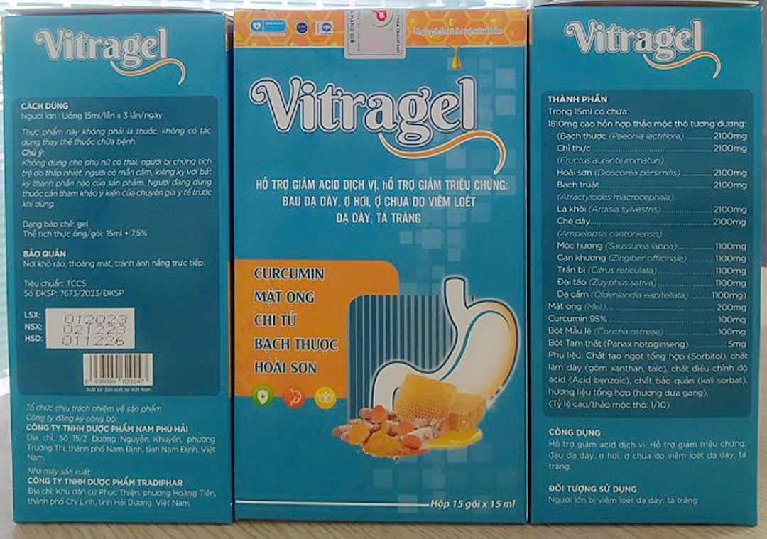 Hỗn dịch dạ dày Vitragel